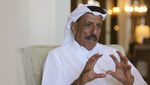 Khalaf Ahmed Al Habtoor, Chairman of the Al Habtoor Group, gestures during an interview with Reuters in Dubai January 9, 2016. Picture taken January 9, 2016. REUTERS/Ashraf Mohammad