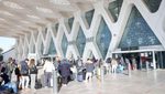Marrakesh Airport. Part of the massive infrastructure push for the 2030 FIFA world cup, also including a new airport in Boujdour, Western Sahara