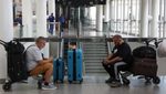 Gulf airlines conflict: People wait for their flight at Lebanon's Beirut-Rafic Hariri airport during schedule disruptions stemming from the Iran-Israel conflict