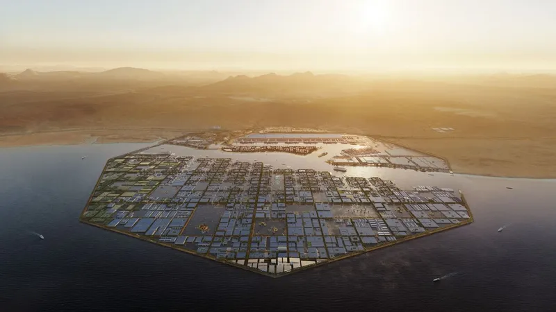 The green hydrogen project is being built at Neom’s industrial city Oxagon