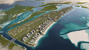 The Fahid Island development will have a 4.6km beachfront on one side and mangrove forests on the other, with retail and hospitality components