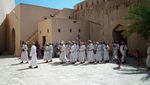 Music at Nizwa fort. Oman is spending $15bn on smart cities but critics say tourists are attracted to Oman by its tradition and heritage