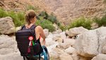 Tourists in the Wadi Shab valley in Oman. European visitors boosted the country's hotel numbers