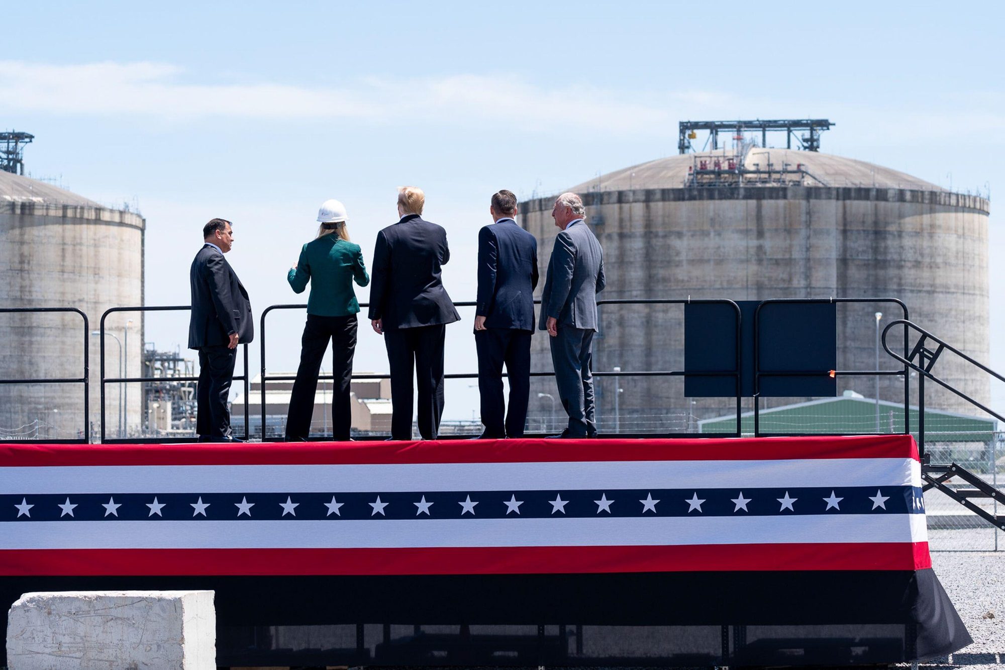 President Trump visited an LNG terminal in Louisiana in his first term to promote exports and now Gulf interests are paying attention
