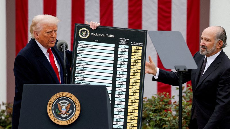 US President Donald Trump delivers remarks on tariffs, which are set to include a steep rise on metals