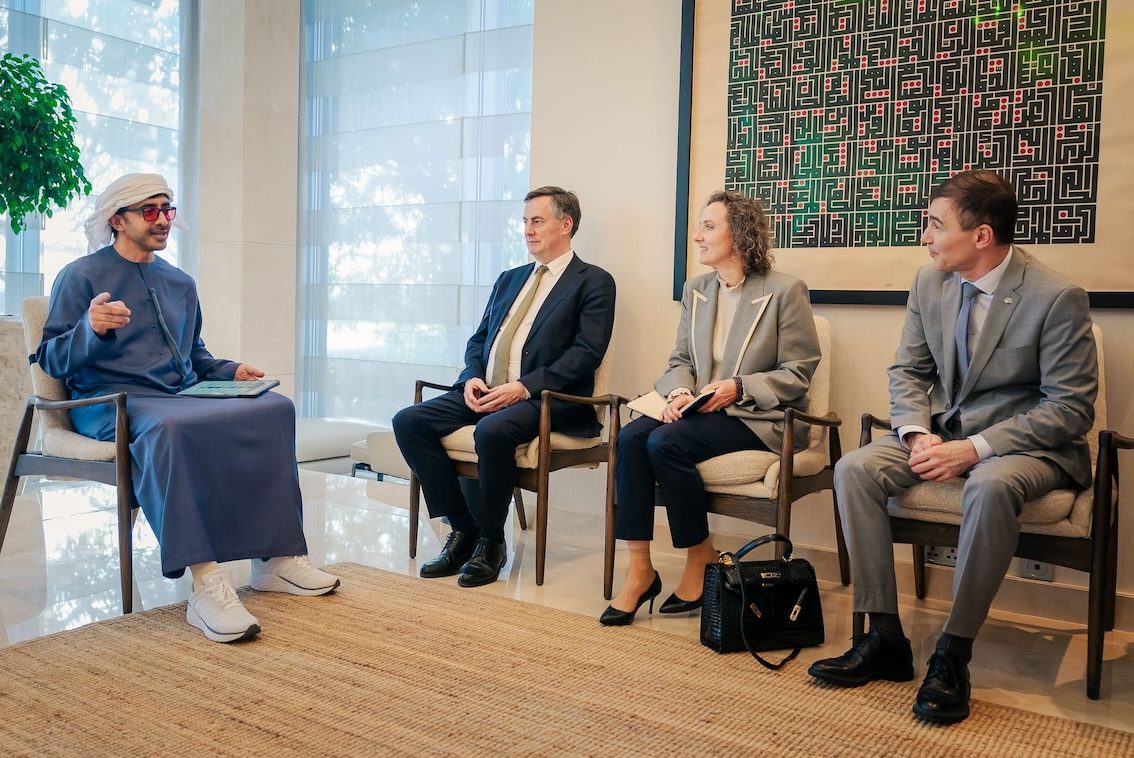 UAE deputy prime minister and foreign minister Sheikh Abdullah bin Zayed Al Nahyan met a delegation from the European Parliament in April