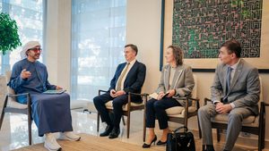 UAE deputy prime minister and foreign minister Sheikh Abdullah bin Zayed Al Nahyan met a delegation from the European Parliament in April